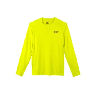 Tricou tehnic cu mânecă lungă MILWAUKEE Galben WWLSYL XXL