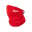 Mască de față MILWAUKEE cu protecție pentru gât roșie