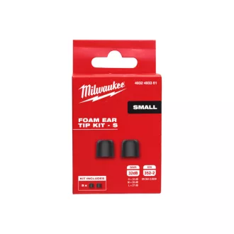   Protecție auditivă MILWAUKEE Inserție de înlocuire a dopurilor de urechi Bluetooth cu spumă cu memorie Mărimea S (5 per/cs)