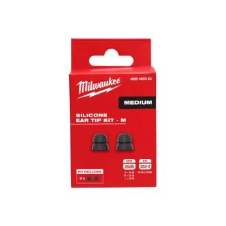   Protectie auditiva MILWAUKEE dopuri de urechi Bluetooth de inlocuire din silicon marimea M (5 per/cs)