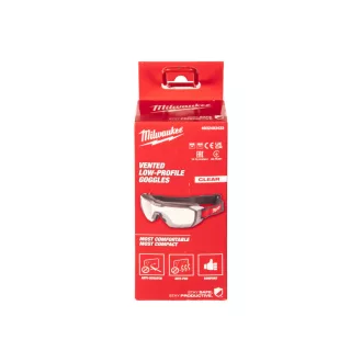   MILWAUKEE Ochelari de protecție cu vizor lat, ventilați, clari