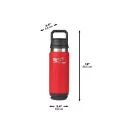 Sticlă de apă MILWAUKEE Roșu 710 ml PACKOUT™