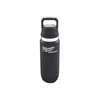 Sticlă de apă MILWAUKEE neagră 710 ml PACKOUT™