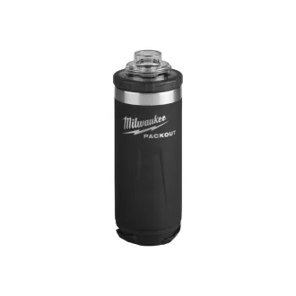 Sticlă de apă MILWAUKEE neagră 710 ml PACKOUT™