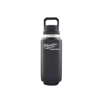 Sticlă de apă MILWAUKEE neagră 1065 ml PACKOUT™