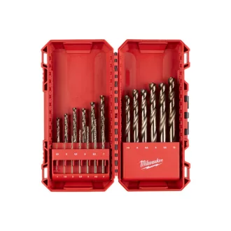   MILWAUKEE Set de burghie cu cremaliera 19 piese HSS-G CO DIN 338