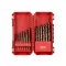 MILWAUKEE Set de burghie cu cremaliera 19 piese HSS-G CO DIN 338