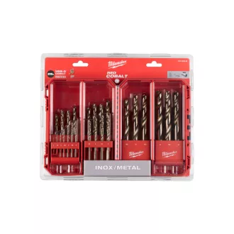   MILWAUKEE Set de burghie elicoidale 25 piese 1-13 mm HSS-G Co