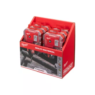   MILWAUKEE Set de burghie universale 8 piese Suport de burghie 4-12 mm cu două tăișuri