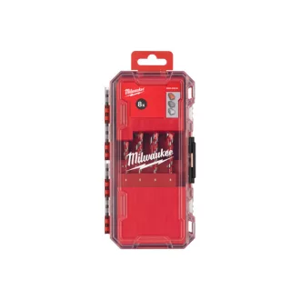  MILWAUKEE Set burghie pentru rocă, 8 piese, prindere cu 3 fețe, 2-8 mm, cu două tăișuri