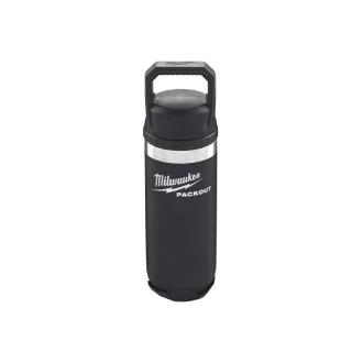 Sticlă de apă MILWAUKEE neagră 532 ml PACKOUT™
