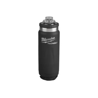 Sticlă de apă MILWAUKEE neagră 532 ml PACKOUT™