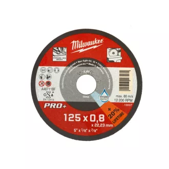   MILWAUKEE Disc de tăiere pentru metal 125 x 0,8 x 22,2 mm, drept SCS 42