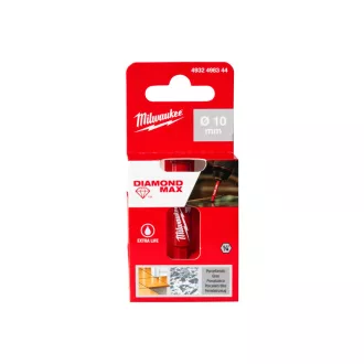   MILWAUKEE Burghiu diamant uscat 10 mm 1/4" HEX DIAMOND MAX™