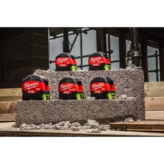   MILWAUKEE Ruletă rezistentă la șocuri 5 m x 33 mm STUD (GEN 3)