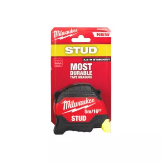  MILWAUKEE Ruletă rezistentă la șocuri 5 m/16 ft x 33 mm STUD (GEN 3)