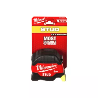   MILWAUKEE Ruletă rezistentă la șocuri 8 m x 33 mm STUD (GEN 3)
