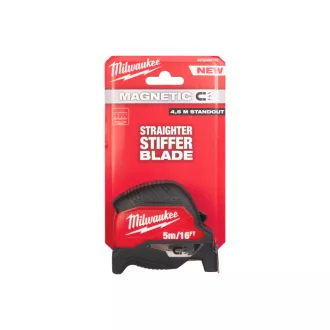   MILWAUKEE Ruletă magnetică rezistentă la șocuri 5 m/16 ft x 30 mm (GEN 4)