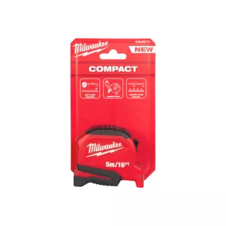 MILWAUKEE Ruletă 5 m/16 ft x 25 mm metrică COMPACT (GEN 2)