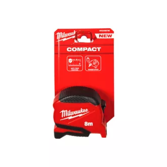 MILWAUKEE Ruletă 8 m x 25 mm metrică COMPACT (GEN 2)