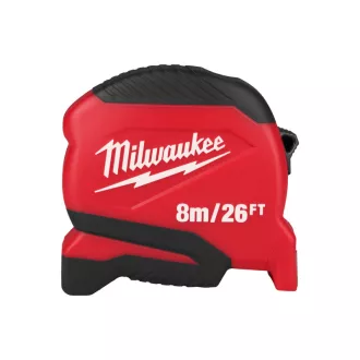 MILWAUKEE Ruletă 8 m/26 ft x 25 mm metrică COMPACT (GEN 2)