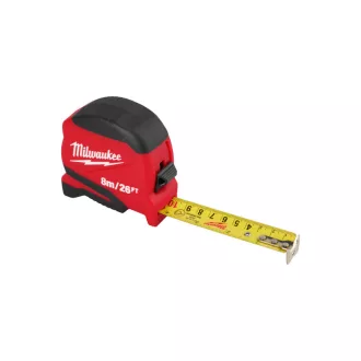 MILWAUKEE Ruletă 8 m/26 ft x 25 mm metrică COMPACT (GEN 2)