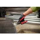 MILWAUKEE Foarfecă pentru tăierea tablei 260 mm cu pârghie, stânga (48224512)