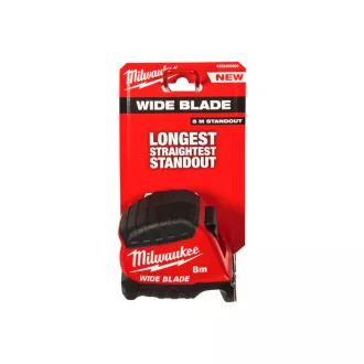MILWAUKEE Ruletă premium 8 m x 35 mm LAME LĂRGĂ (GEN 2)
