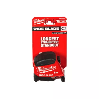   MILWAUKEE Ruletă magnetică premium 8 m x 35 mm LAME LĂRGĂ (GEN 2)