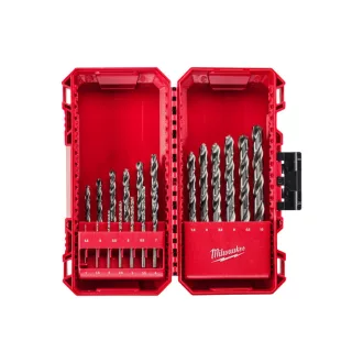   MILWAUKEE Set burghie spirale 19 piese 1-10 mm HSS-G Thunderweb