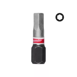 MILWAUKEE Set 3 bucăți vârf HEX 5 x 25 mm Shockwave
