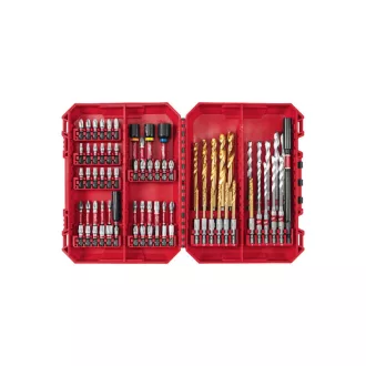MILWAUKEE Set de biți și burghie, 74 piese