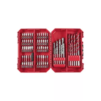 MILWAUKEE Set de biți și burghie, 80 piese