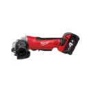 Polizor unghiular cu acumulator MILWAUKEE HD18 AG115-402C (2 baterii de 4,0 Ah + încărcător)
