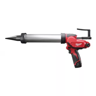   Pistol de chit și lipici fără fir MILWAUKEE M12 400 ml PCG/400A-201B (1 x baterie de 2,0 Ah + încărcător