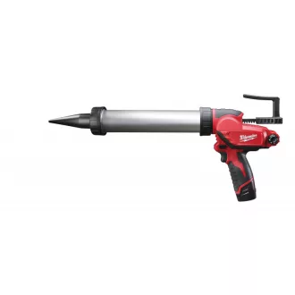   Pistol de chit și lipici fără fir MILWAUKEE M12 400 ml PCG/400A-201B (1 x baterie de 2,0 Ah + încărcător