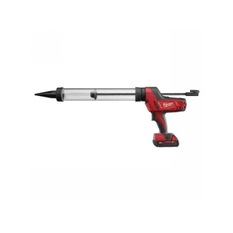   Pistol de chit și lipici fără fir MILWAUKEE 600 ml C18 PCG/600-201B (1 x baterie de 2,0 Ah + încărcător