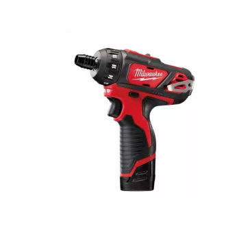   Șurubelniță fără fir MILWAUKEE M12 BD-202C (2 baterii de 2,0 Ah + încărcător)