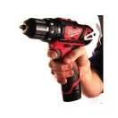 MILWAUKEE Mașină de găurit cu percuție cu acumulator M12 BPD-402C (2 baterii de 4,0 Ah + încărcător)