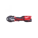 Presă hidraulică fără fir MILWAUKEE M12 HPT-202C M-SET 15/22/28 mm (2 x 2,0 Ah baterie + încărcător)