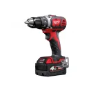 Mașină de găurit cu acumulator MILWAUKEE M18 BDD-402C (2 x baterie de 4,0 Ah + încărcător)