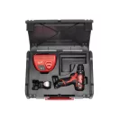 MILWAUKEE Mașină de găurit cu percuție cu acumulator M12 BPD-202 x (2 x baterii de 2,0 Ah + încărcător)