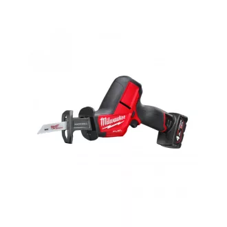   Ferăstrău alternativ fără fir MILWAUKEE M12 CHZ-402C (2 baterii de 4,0 Ah + încărcător)