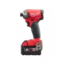 Șofer cu impact MILWAUKEE cu acumulator M18 FQID-502 x 1/4" HEX (2 x 5,0 Ah baterie + încărcător)