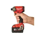 Șofer cu impact MILWAUKEE cu acumulator M18 FQID-502 x 1/4" HEX (2 x 5,0 Ah baterie + încărcător)