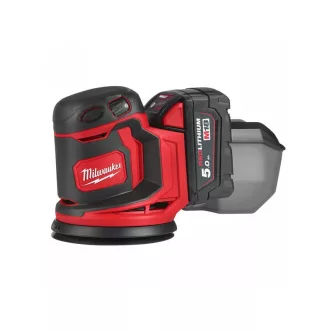   MILWAUKEE Slefuitor orbital fara acumulator M18 BOS125-502B (2 baterii de 5,0 Ah + incarcator)