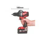 Mașină de găurit cu acumulator MILWAUKEE M18 BLDD2-502 x (2 x baterii de 5,0 Ah + încărcător)
