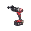 MILWAUKEE Mașină de găurit cu percuție cu acumulator M18 BLPD2-502 x (2 x baterii de 5,0 Ah + încărcător)