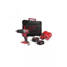 MILWAUKEE Mașină de găurit cu percuție cu acumulator M18 BLPD2-502 x (2 x baterii de 5,0 Ah + încărcător)