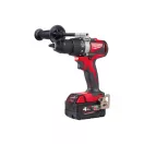 Mașină de găurit cu acumulator MILWAUKEE M18 BLDD2-402 x (2 x baterii de 4,0 Ah + încărcător)